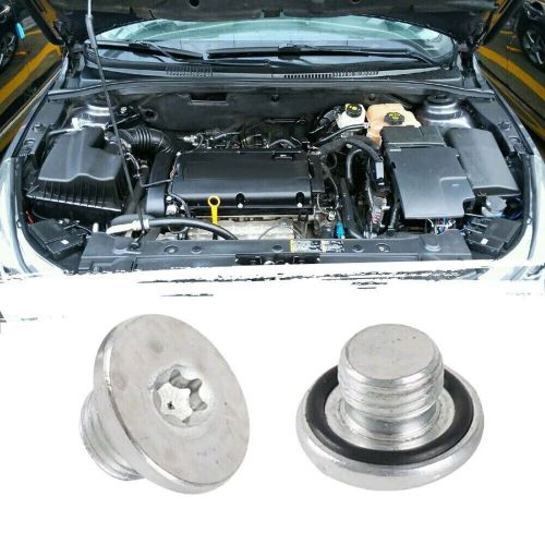 Enhanced engine protection with aluminium alloy oil drain plug for opel