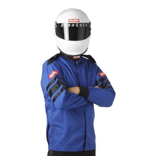 Racequip 111023rqp - 110 series blue m single layer racing jacket