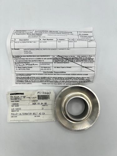 Lw12233 lycoming pulley new!