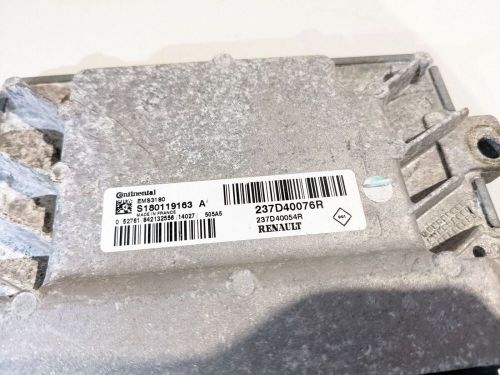 Renault zoe 2012-2019 engine control unit 237d400076r