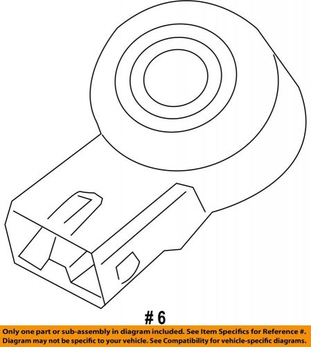 Chrysler oem 13-19 1500 electrical ignition system-knock sensor right 68166540aa