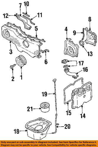 Subaru oem 13570aa12b engine parts-outer timing cvr