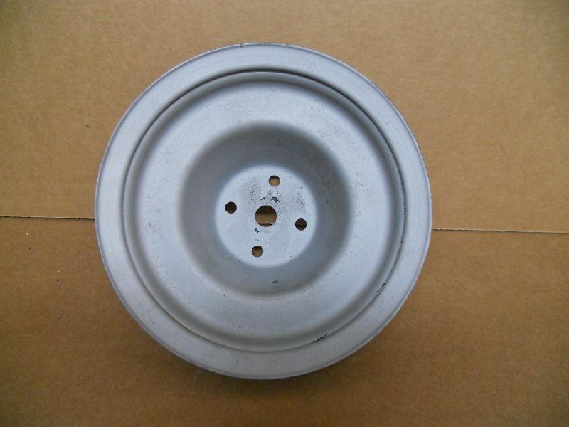 55 56 57 pontiac water pump single groove pulley  