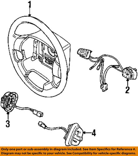 Land rover oem qtn100270 steering wheel-horn switch