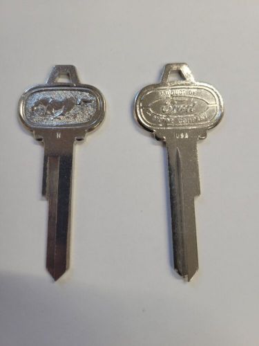 Original hurd ford mustang pony key blank trunk / gb 1964-1965  s1127mu h42 nos