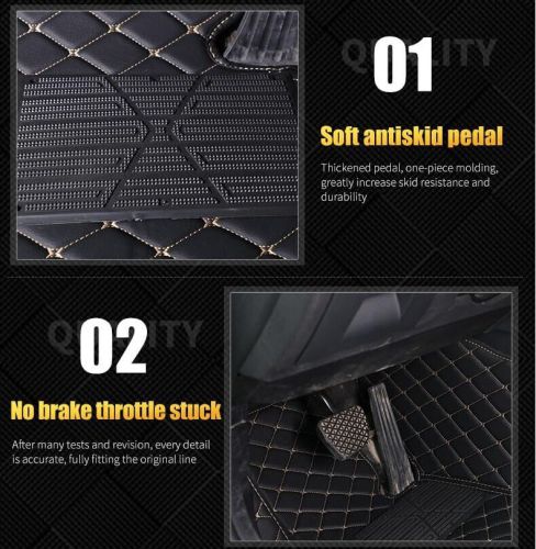 For dodge challenger car floor mats pu leather luxury custom personalized pads