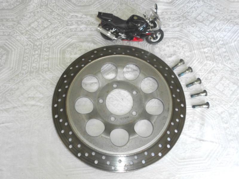 Suzuki marauder vz 800 front wheel rim brake rotor disc w/bolts screws