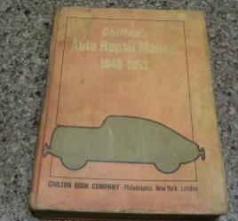 Chilton's auto repair manual 1940-1953