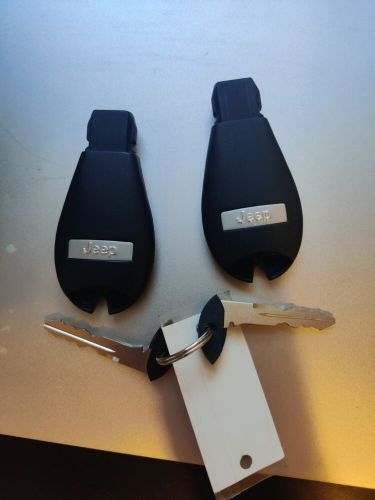 Lot of 2x new replacement keyless remote key fob for jeep cherokee 2014 - 2021