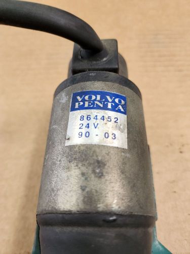 Volvo penta tamd71b used actuator stop solenoid 24v 864452