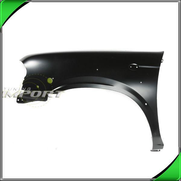 2001-2004 nissan frontier left front fender primed black steel replacement lh