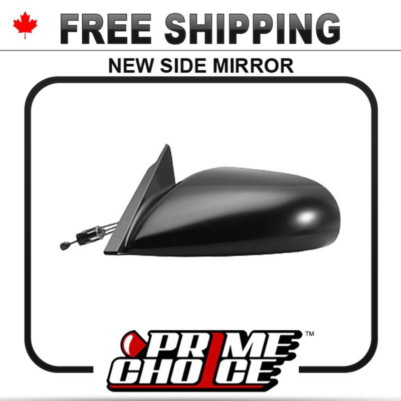 New manual drivers side view door mirror