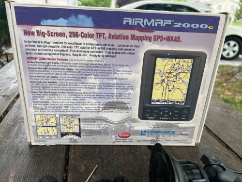 Lowrance Avionics AirMap 2000c Aviation Mapping GPS Receiver + Antenna Manual, US $220.00, image 4