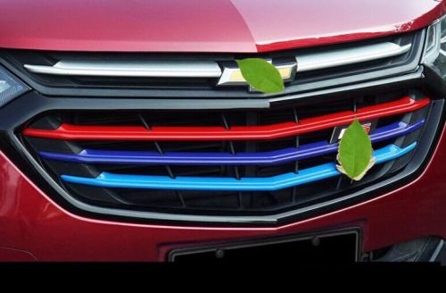 18-21 for chevrolet equinox 5pcs grill strip colorful front bumper center hood