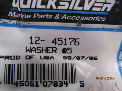 5 new oem mercury quicksilver  washers 12-45176