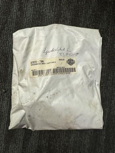 New harley davidson flht drive shaft speedometer cable, 67072-79a* nos touring