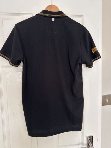 Royal enfield uniform polo motorcycle bike shirt casual black size s