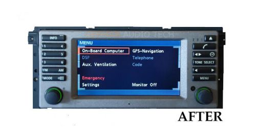 Lcd replacement service for range rover hse l322 navigation radio monitor screen