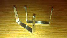 Cnc machined ford taurus cupholder hangers upgrade aluminum