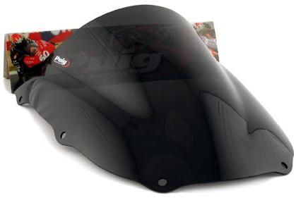 Puig racing windscreen dark smoke for kawasaki zx-6r zx6r 1998-1999