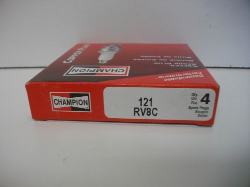 Champion copper plus rv8c / 121 spark plug factory pack of 4 each