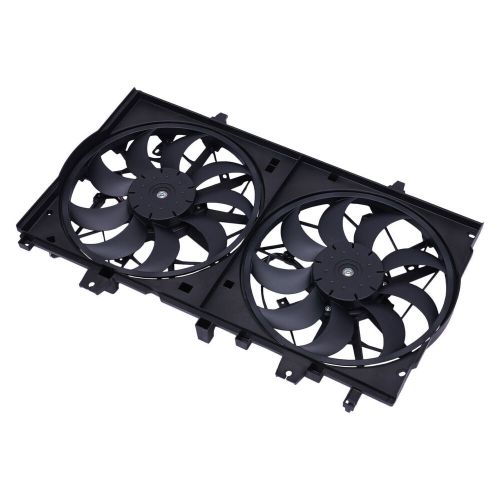 Fits nissan rogue 2014-2019 x-trail 2015-2017 dual radiator cooling fan assembly