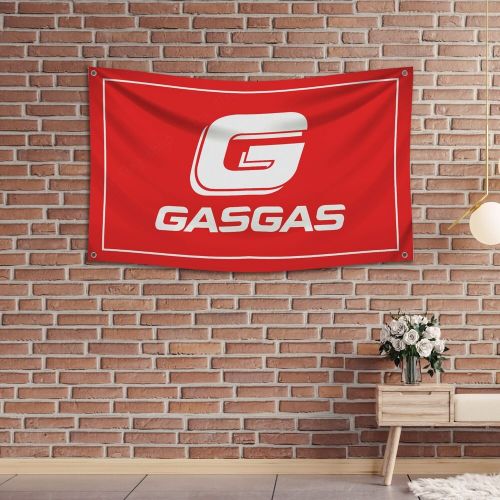 For gas gas motorcycle 3x5 ft banner motogp racing man cave wall decor sign