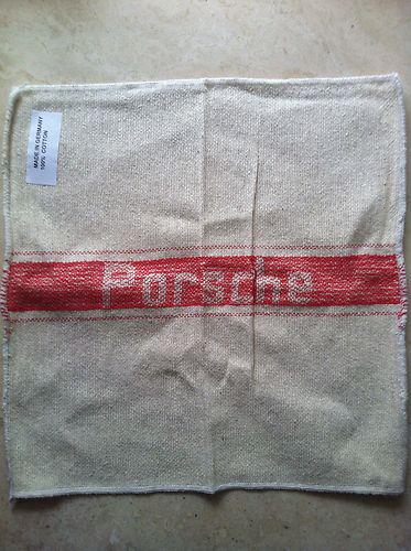 Porsche tool box towel 356 550 911 912 914 924 944 speedster spyder vintage  nos