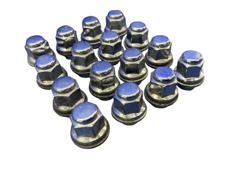 2008-2020 lexus gs350 wheel rim lug nut bolt chrome set of 16 *wear* oem