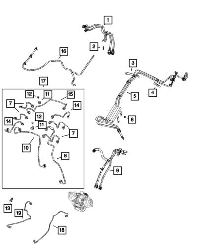 Genuine mopar clamp 68148334aa