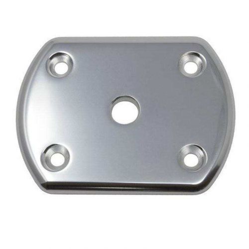 Taco marine f32-3043bxz rectangular pad radiused, 3&#034; x 4-3/8&#034; brushed aluminum