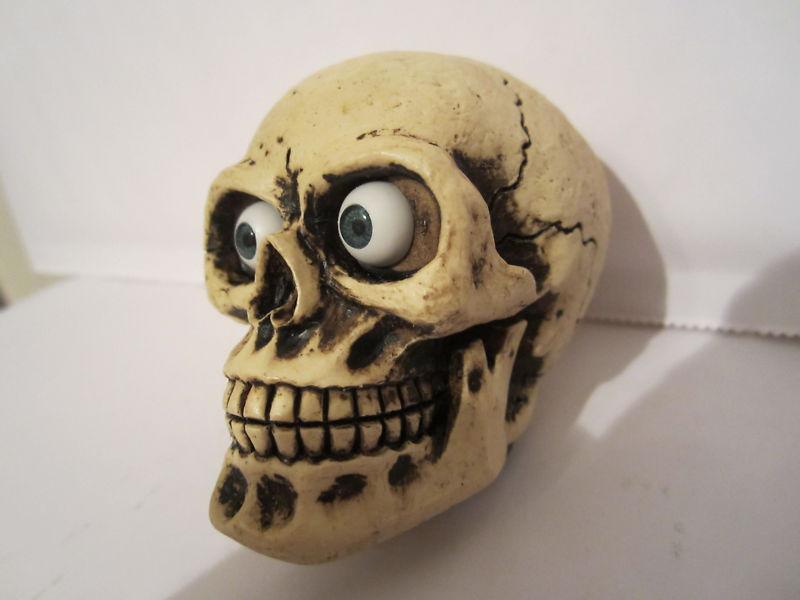 Skull shift knob relistic human eyes  street rat hot rod  32 33 34 coupe