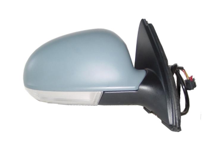 Tyc right replacement power signal puddle heated mirror 05-10 volkswagen jetta