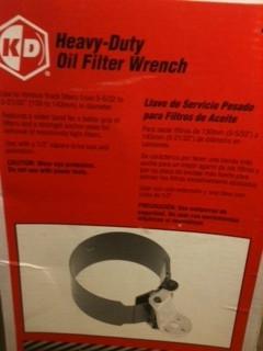 New! kd heavy duty oil filter wrench 2321