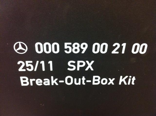 Mercedes benz break out box kit