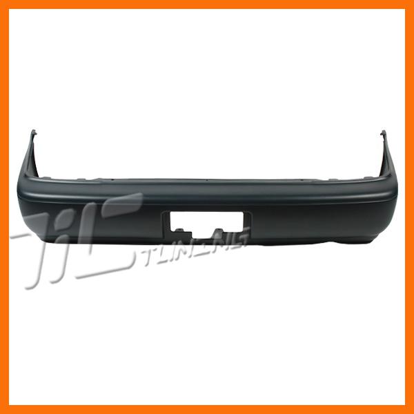 1993-1997 toyota corolla sedan dx/le rear bumper cover primered black non wagon