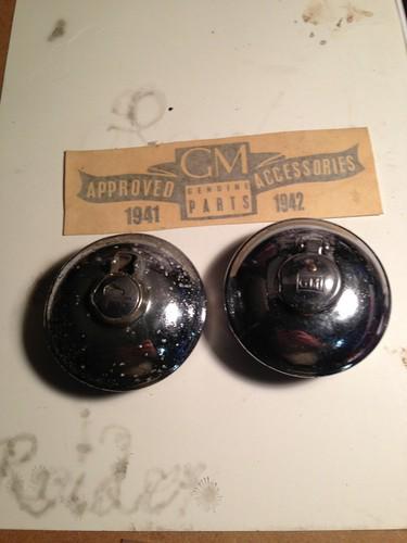 Vintage gm 1938-1948 locking gas cap no key chevrolet, buick, cadillac