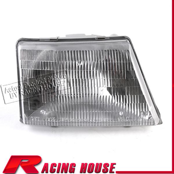 Passenger side head light lamp right 98 99 00 ford ranger clear lense xlt xl suv