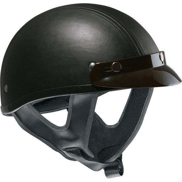 Leather s vega xts leather half helmet