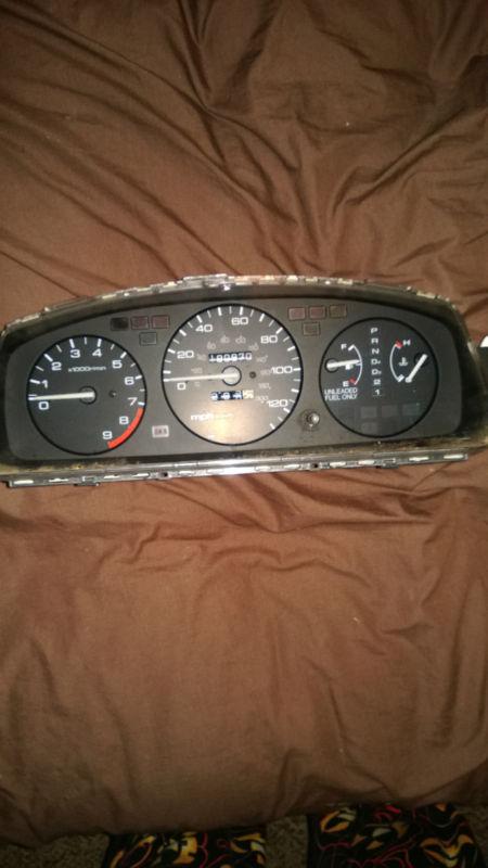 1992 honda civic ex 4dr d16z6 sohc vtec 7200 gauge cluster instrument 