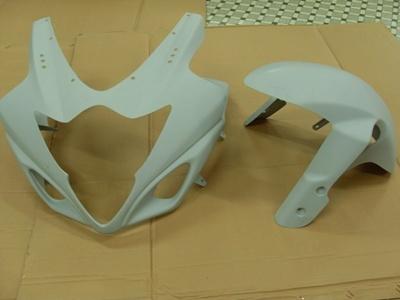 Universal  fiber glass upper nose front fairing fits  suzuki gsxr 1000 05-06