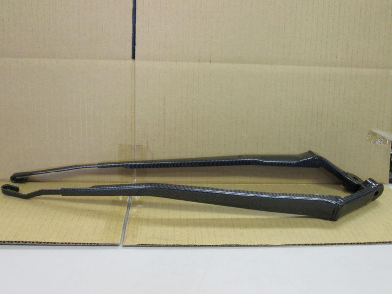 [j8911] jdm:toyota:mark2:jzx110:carbo​​n look finish wiper arm x2set