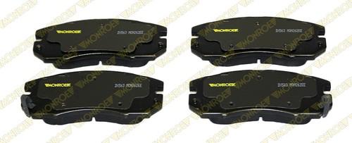 Monroe dx563 brake pad or shoe, front-monroe dynamics brake pad