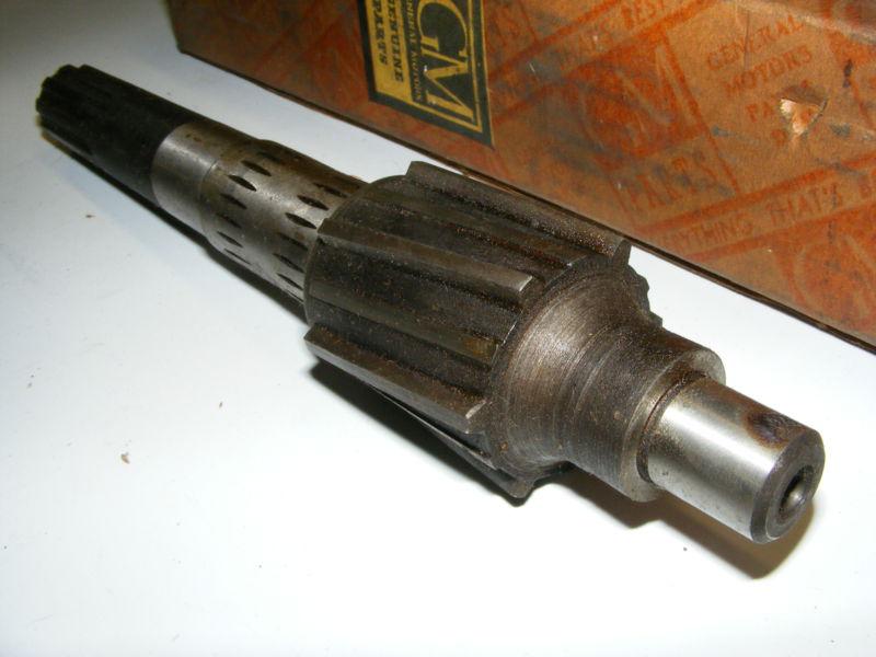 1940 41 42 46 47 48 chevrolet pass. 1/2ton trans mainshaft 3spd nos main shaft