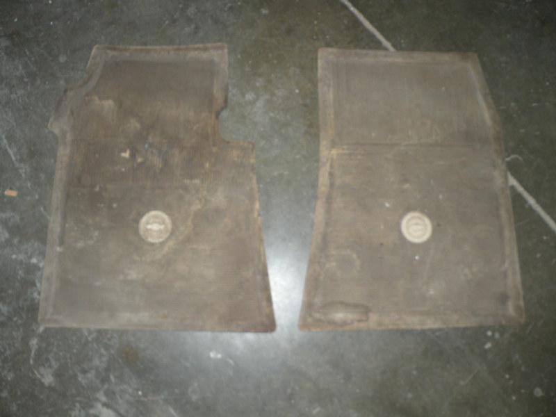 1962-1962 chevy impala floor mats,  set of 2,  orig oem