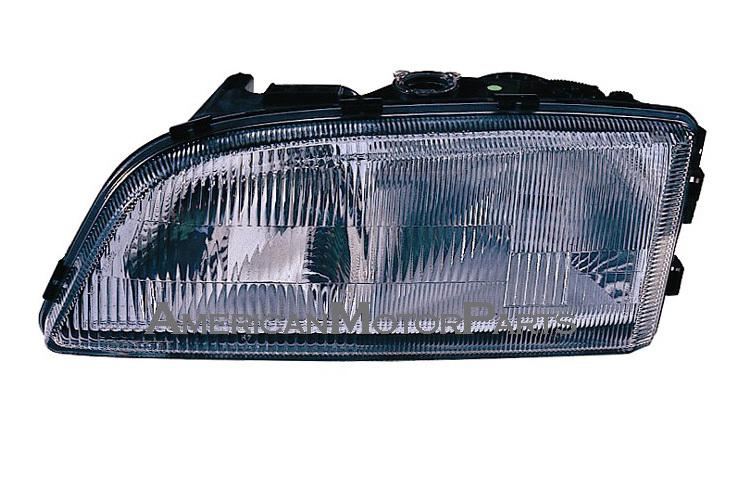 Tyc driver & passenger replacement headlight head lamp volvo c70 s70 v70