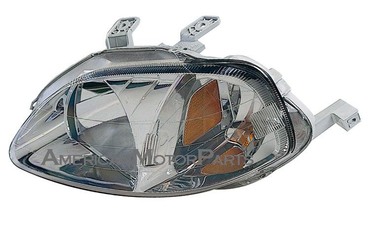 Eagleeye driver & passenger replacement headlight head lamp 99-00 honda civic