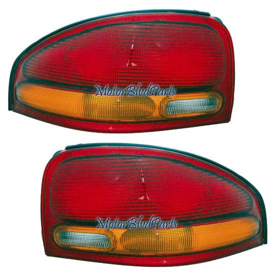 95-00 dodge stratus tail lamps lights left + right pair