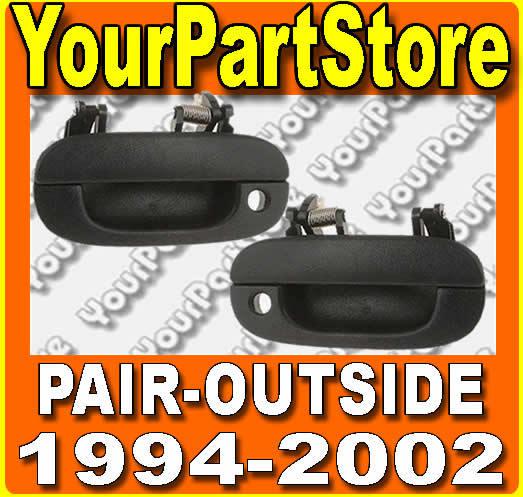 94-01 dodge ram pu pickup truck front outside exterior left & right door handles