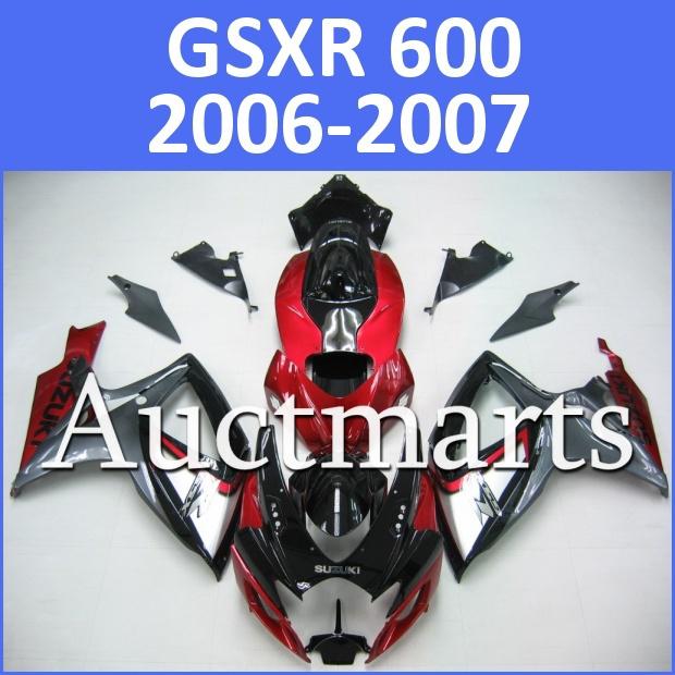 Fit suzuki gsxr 750 gsxr 600 06 07 gsx-r 2006 2007 fairing bodywork k6 g38 d03